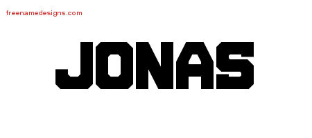 Jonas Titling Name Tattoo Designs