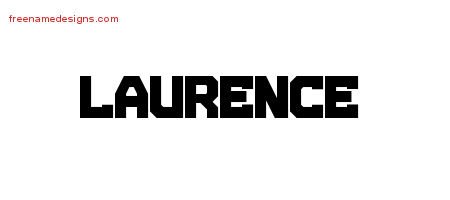 Laurence Titling Name Tattoo Designs