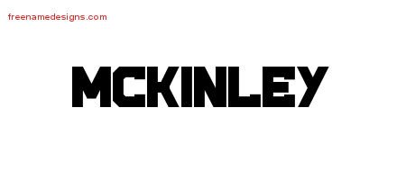 Mckinley Titling Name Tattoo Designs