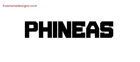 Phineas Titling Name Tattoo Designs