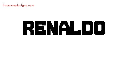 Renaldo Titling Name Tattoo Designs