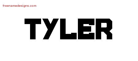 Tyler Titling Name Tattoo Designs