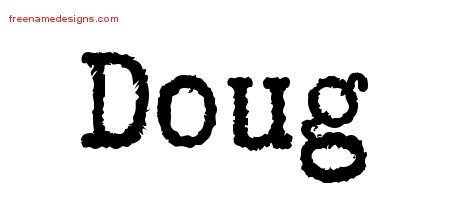 Doug Typewriter Name Tattoo Designs