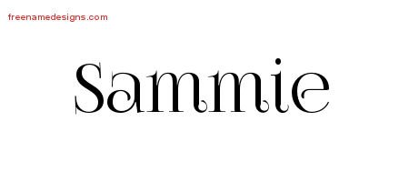 Sammie Vintage Name Tattoo Designs
