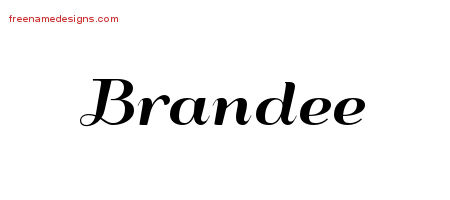 Brandee Art Deco Name Tattoo Designs