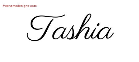 Tashia Classic Name Tattoo Designs