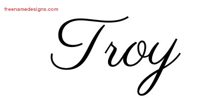Classic Name Tattoo Designs Troy Graphic Download - Free Name Designs