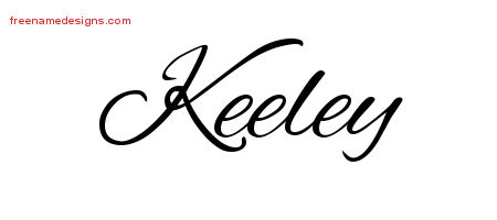 Cursive Name Tattoo Designs Keeley Download Free - Free Name Designs