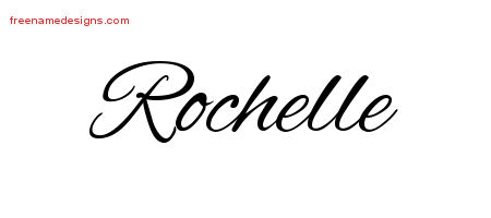 Cursive Name Tattoo Designs Rochelle Download Free - Free Name Designs