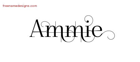 Ammie Decorated Name Tattoo Designs