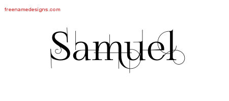 Samuel Decorated Name Tattoo Designs