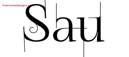 Sau Decorated Name Tattoo Designs
