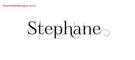 Stephane Decorated Name Tattoo Designs