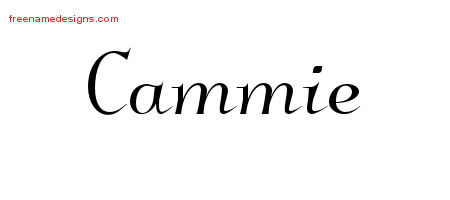 Cammie Elegant Name Tattoo Designs