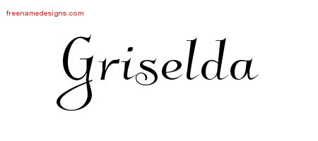 Griselda Elegant Name Tattoo Designs