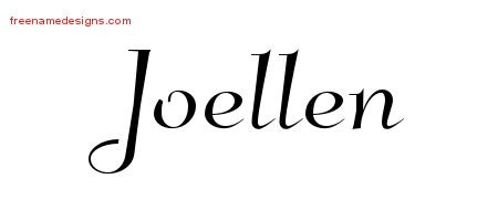 Joellen Elegant Name Tattoo Designs