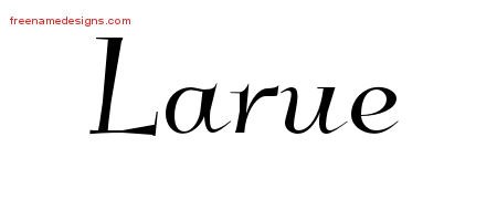 Larue Elegant Name Tattoo Designs