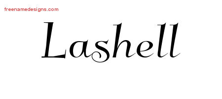Lashell Elegant Name Tattoo Designs