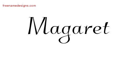 Magaret Elegant Name Tattoo Designs