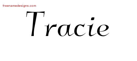 Tracie Elegant Name Tattoo Designs