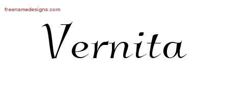 Vernita Elegant Name Tattoo Designs