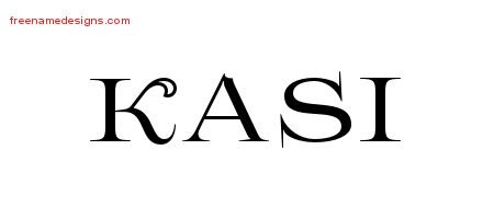 Kasi Flourishes Name Tattoo Designs