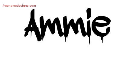 Ammie Graffiti Name Tattoo Designs