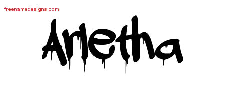 Arletha Graffiti Name Tattoo Designs