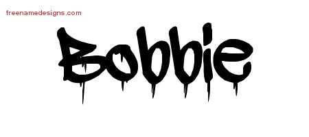 Bobbie Graffiti Name Tattoo Designs