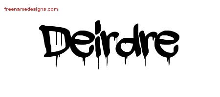 Deirdre Graffiti Name Tattoo Designs