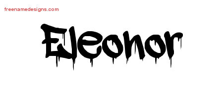 Eleonor Graffiti Name Tattoo Designs