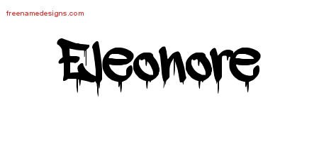 Eleonore Graffiti Name Tattoo Designs
