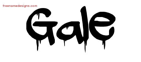 Gale Graffiti Name Tattoo Designs