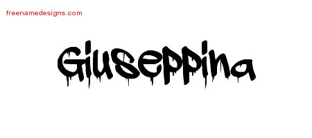 Graffiti Name Tattoo Designs Giuseppina Free Lettering - Free Name Designs