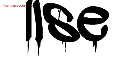 Ilse Graffiti Name Tattoo Designs