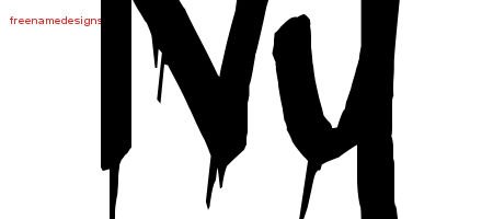 Ivy Graffiti Name Tattoo Designs