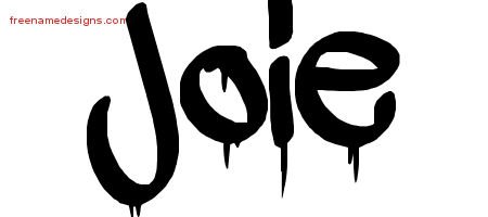 Joie Graffiti Name Tattoo Designs