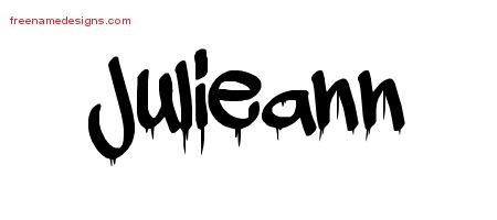Julieann Graffiti Name Tattoo Designs