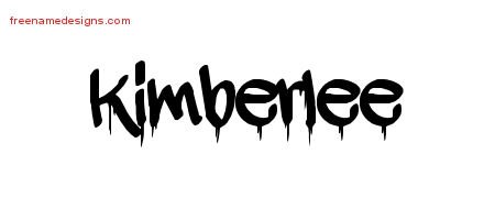 Kimberlee Graffiti Name Tattoo Designs