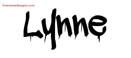 Lynne Graffiti Name Tattoo Designs