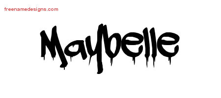 Graffiti Name Tattoo Designs Maybelle Free Lettering - Free Name Designs