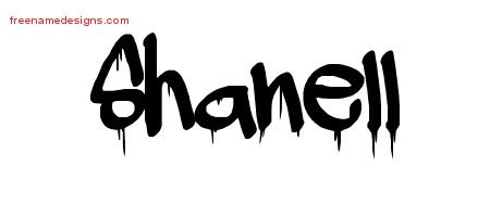 Shanell Graffiti Name Tattoo Designs