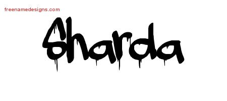 Sharda Graffiti Name Tattoo Designs