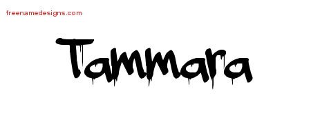 Tammara Graffiti Name Tattoo Designs