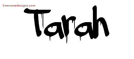 Tarah Graffiti Name Tattoo Designs