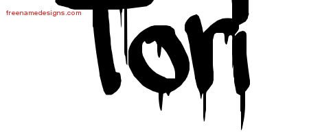 Tori Graffiti Name Tattoo Designs