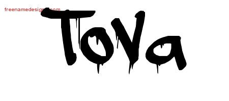 Tova Graffiti Name Tattoo Designs