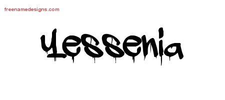 Graffiti Name Tattoo Designs Yessenia Free Lettering - Free Name Designs