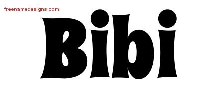 Bibi Groovy Name Tattoo Designs