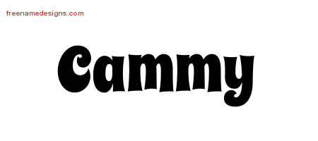 Cammy Groovy Name Tattoo Designs